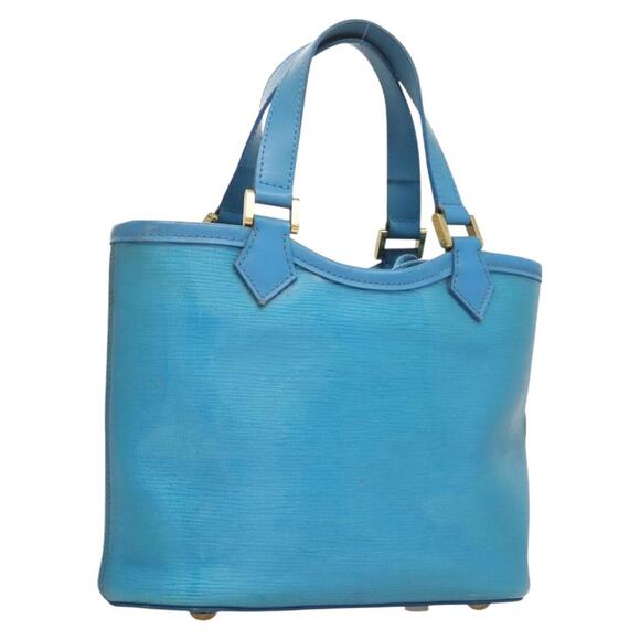 LOUIS VUITTON Epi Plage Mini Lagoon Bay Hand Bag Blue M92472 - Picture 1 of 16